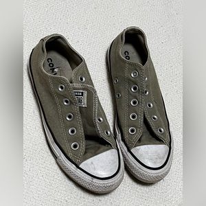Low Top Converse (Sage/Light Grey)